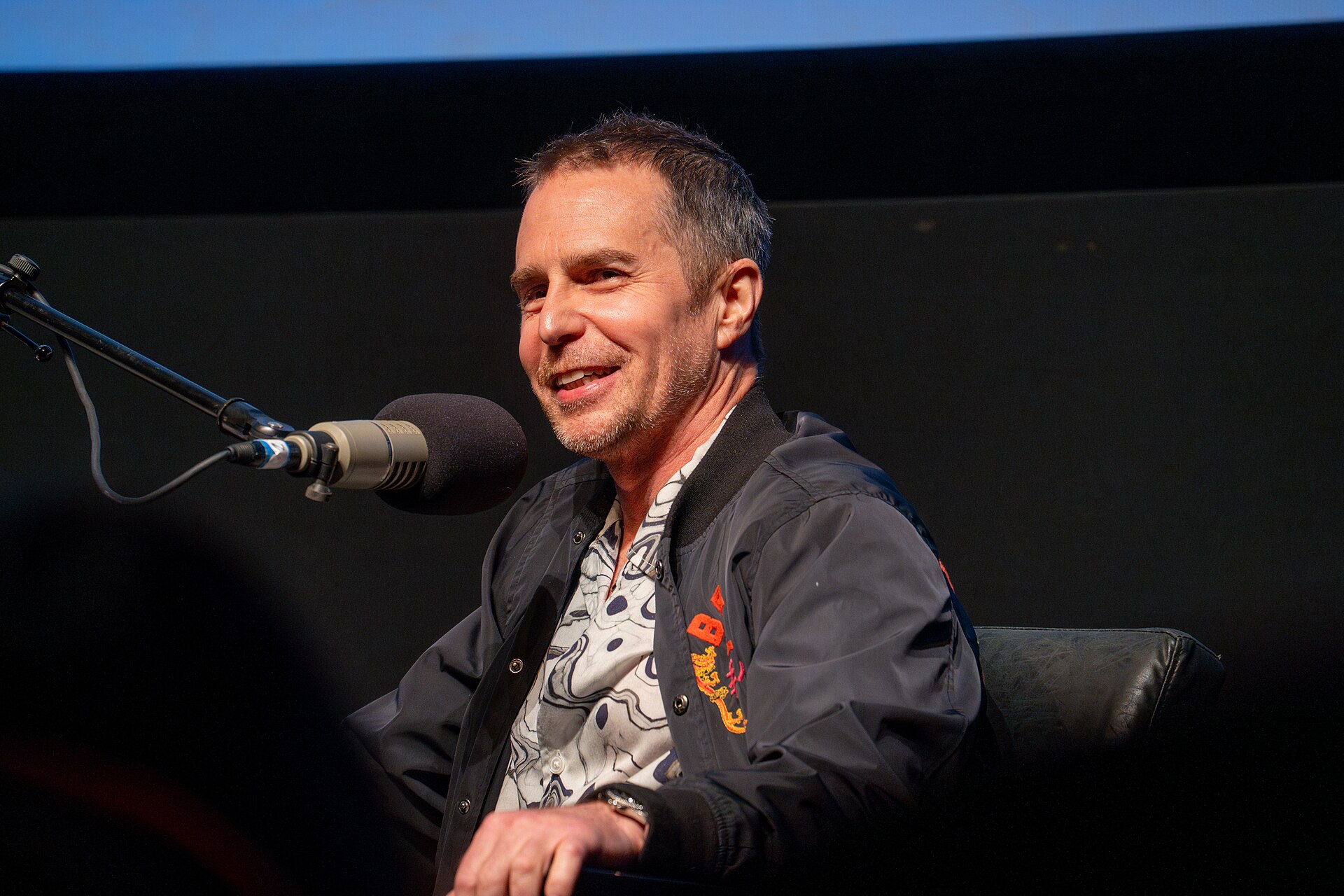 Sam Rockwell during Talk Easy live at the 2025 Tribeca Festival
