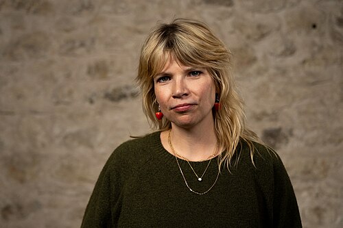 Samantha Cole, Samantha Cole, co-founder 404 Media, at the WikiPortraits studio at the 2025 SXSW Festival.