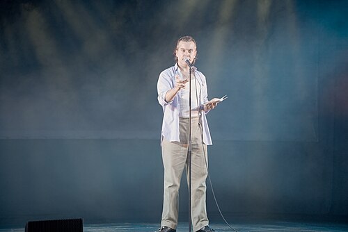 Sami Abu Wardeh at the 2025 Edinburgh Festival Fringe.