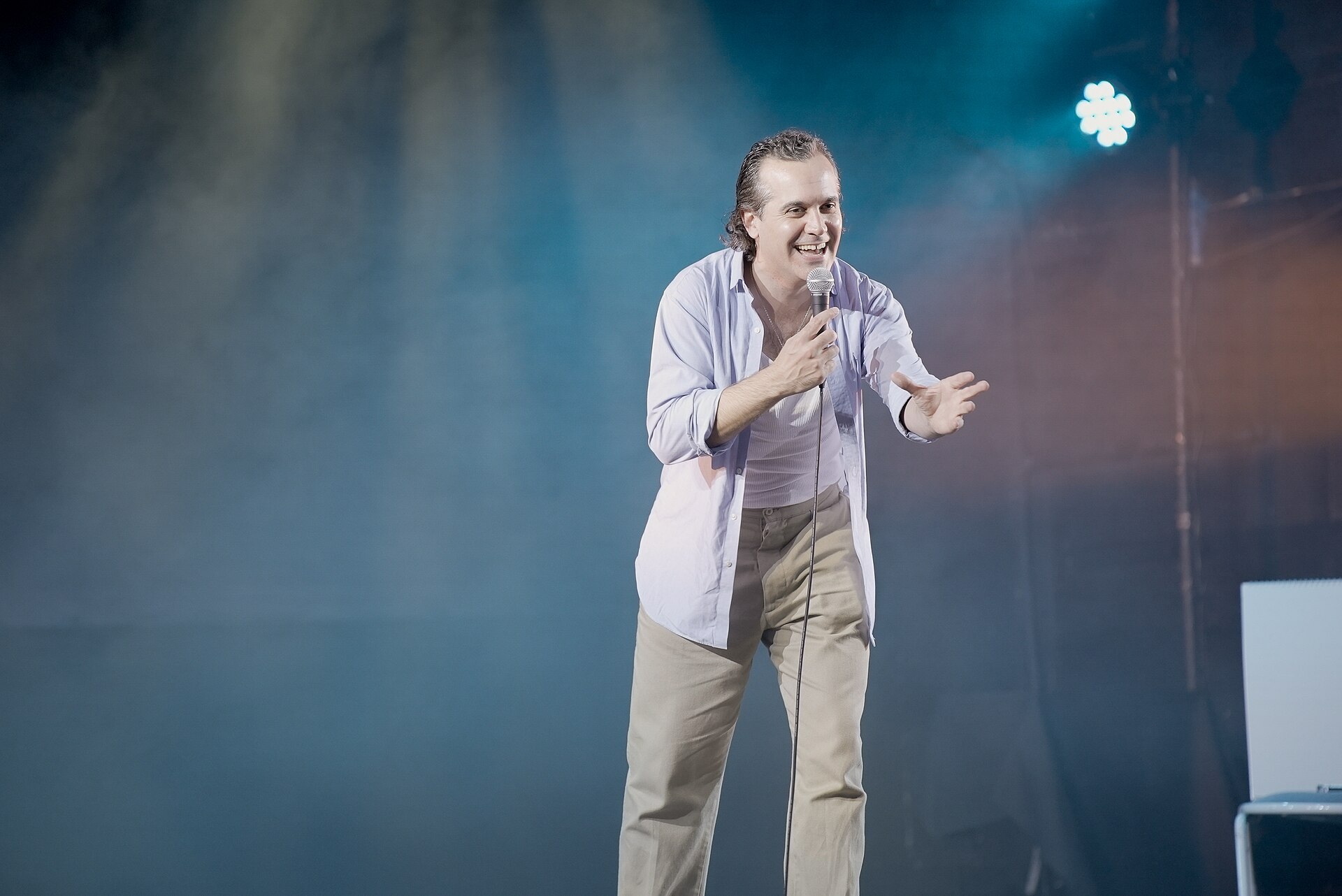 Sami Abu Wardeh at the 2025 Edinburgh Festival Fringe.