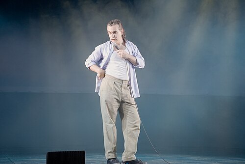 Sami Abu Wardeh at the 2025 Edinburgh Festival Fringe.