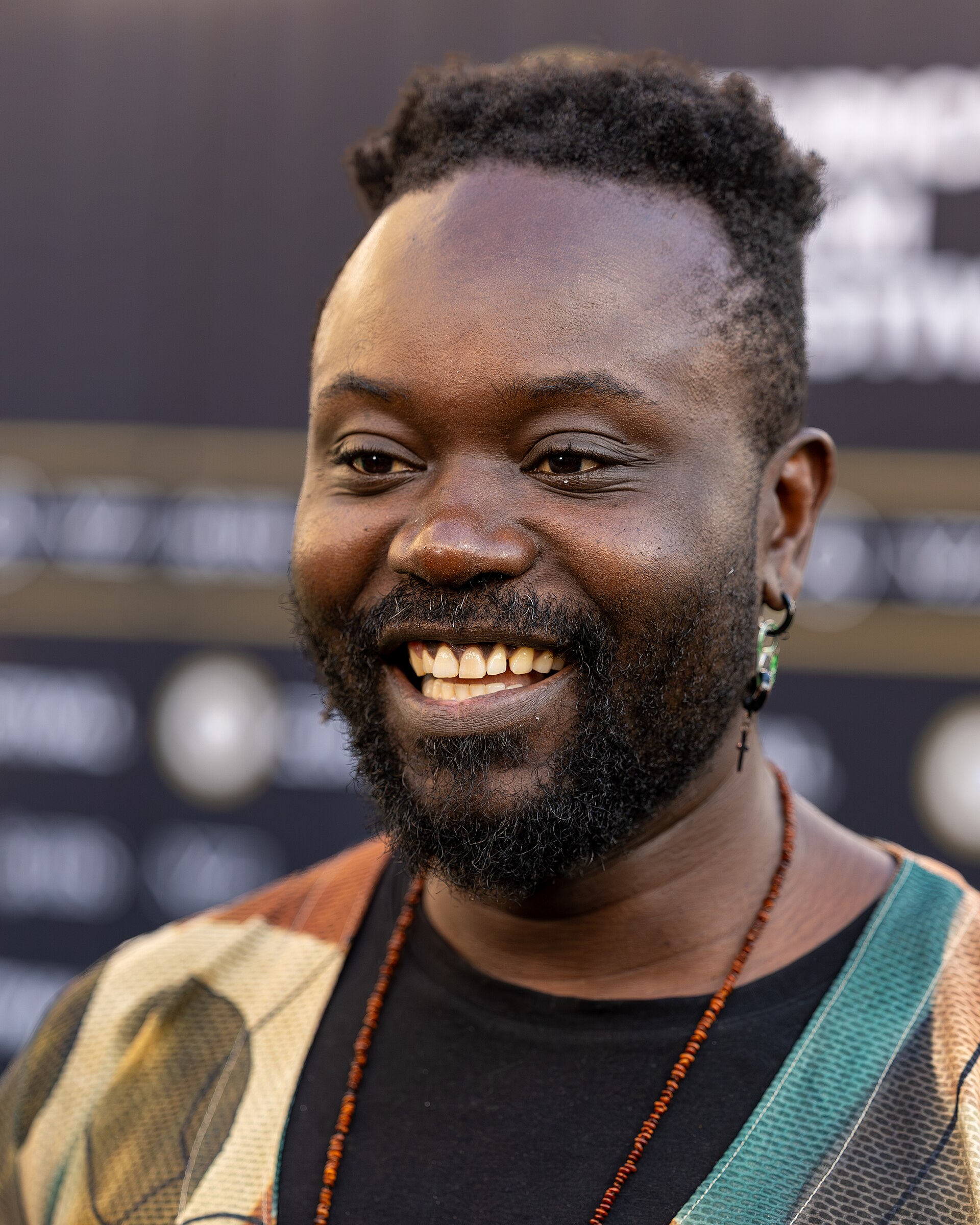 Samson Waithaka on the Green Carpet at the 2025 Zurich Film Festival.
