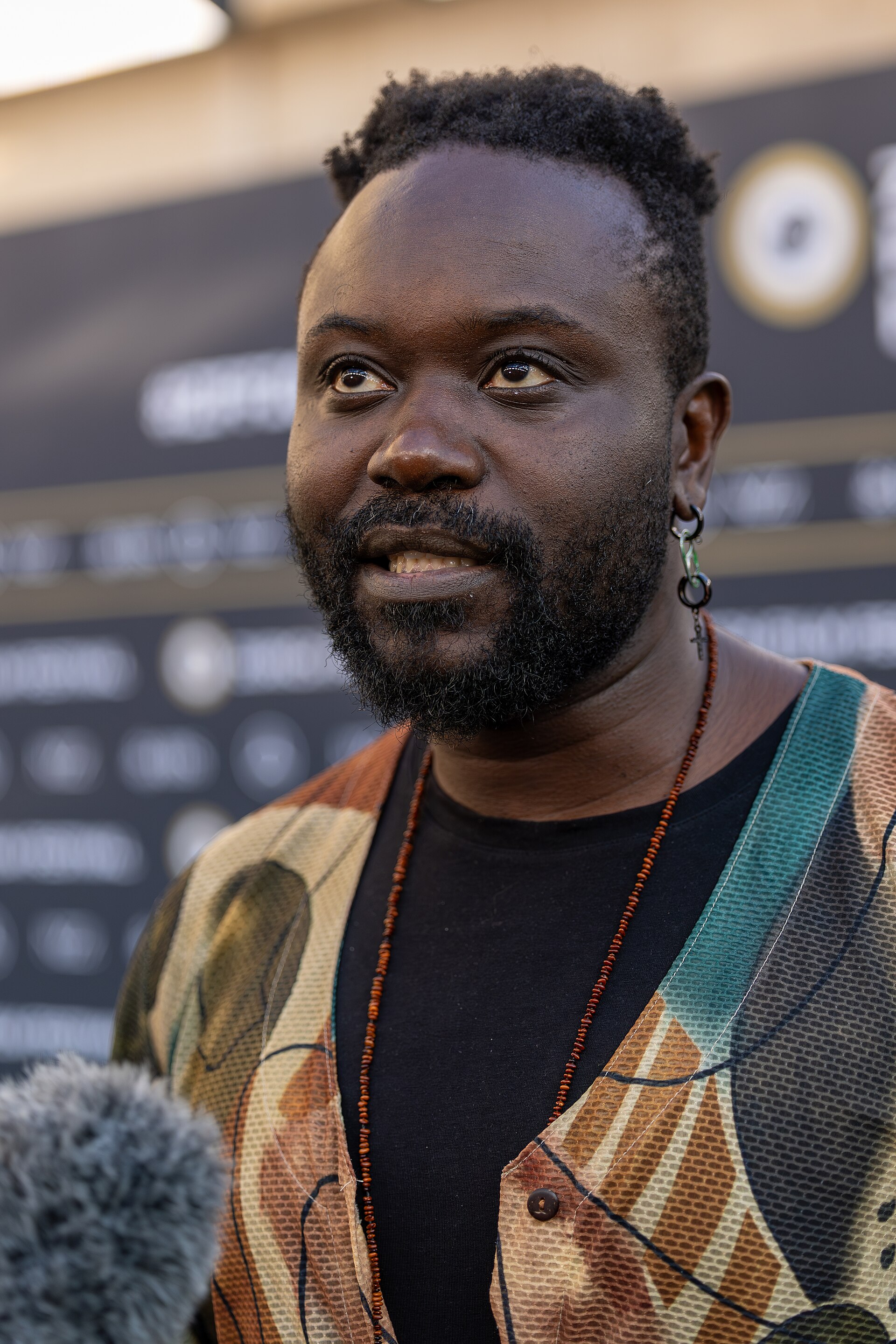 Samson Waithaka on the Green Carpet at the 2025 Zurich Film Festival.