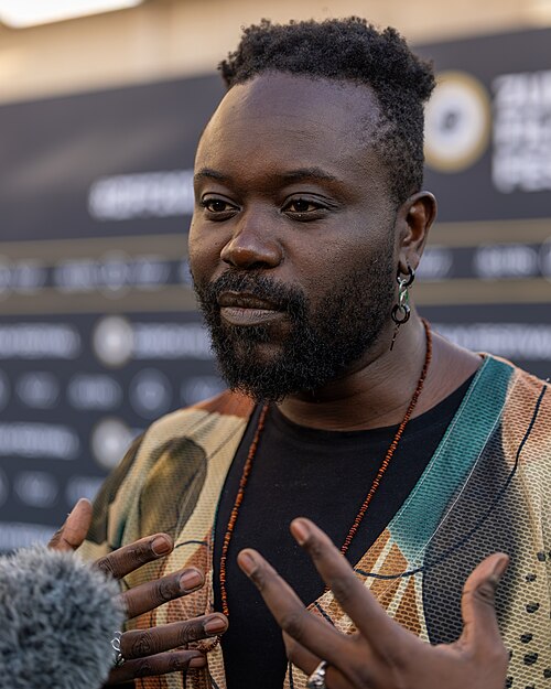 Samson Waithaka on the Green Carpet at the 2025 Zurich Film Festival.