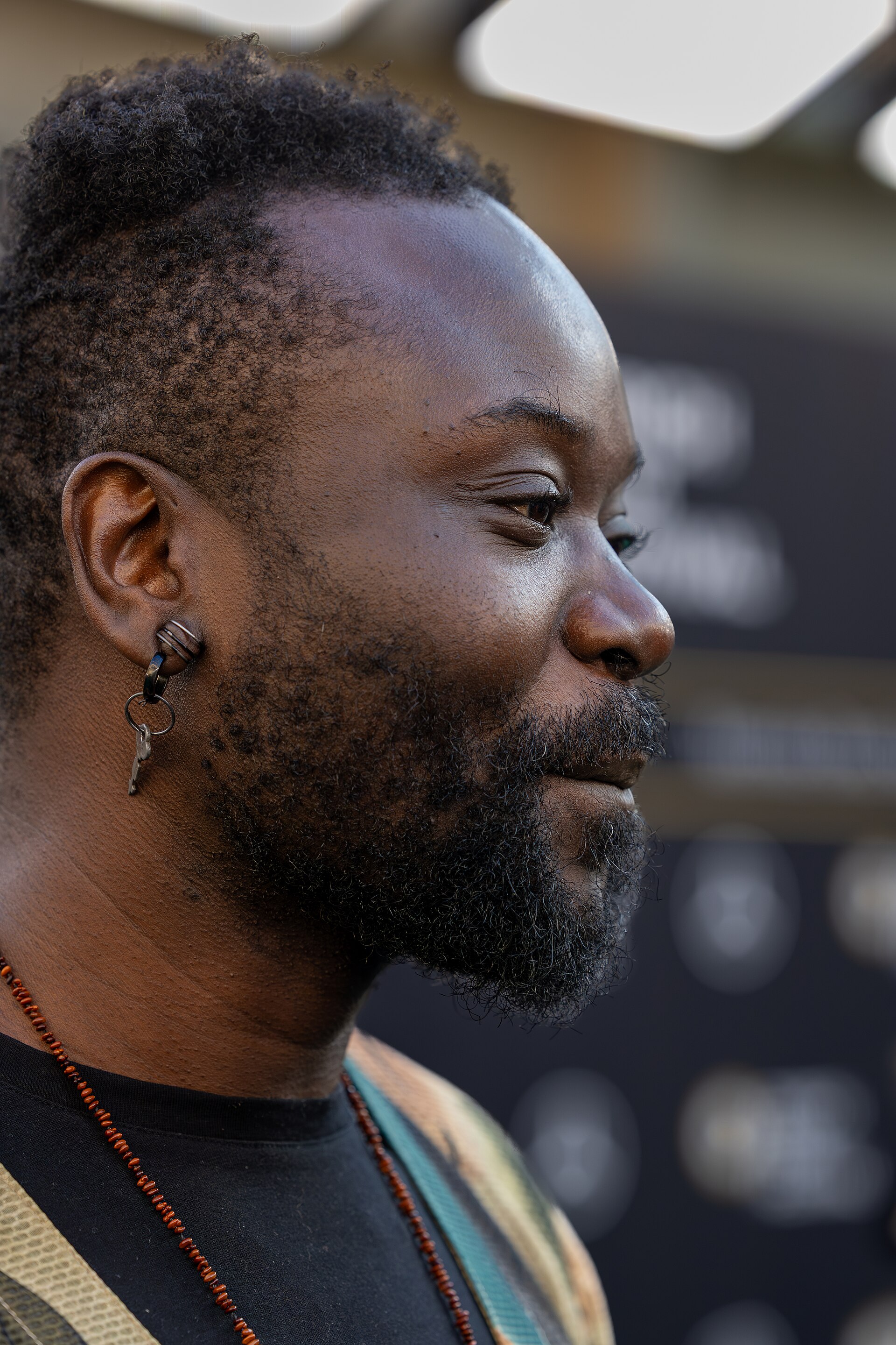 Samson Waithaka on the Green Carpet at the 2025 Zurich Film Festival.