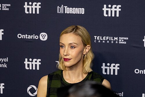 Sarah Gadon, series regular, at the 2025 Toronto International Film Festival (TIFF) for the premiere of Wayward.