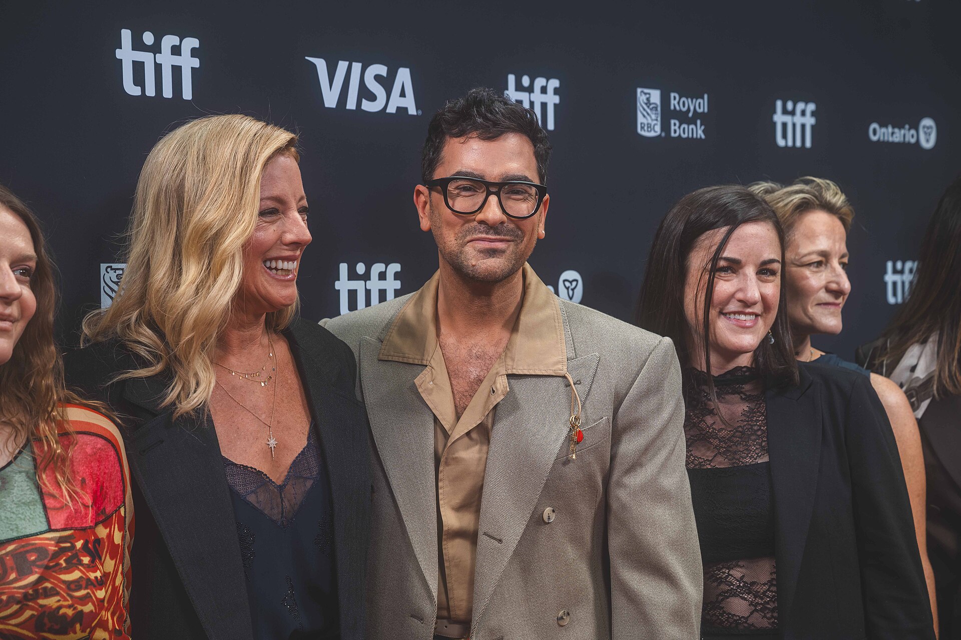 Sarah McLachlan, subject, Dan Levy, Producer, and Cassidy Hartman, producer, at the 2025 Toronto International Film Festival (TIFF) for the movie Lilith Fair: Building a Mystery - The Untold Story.