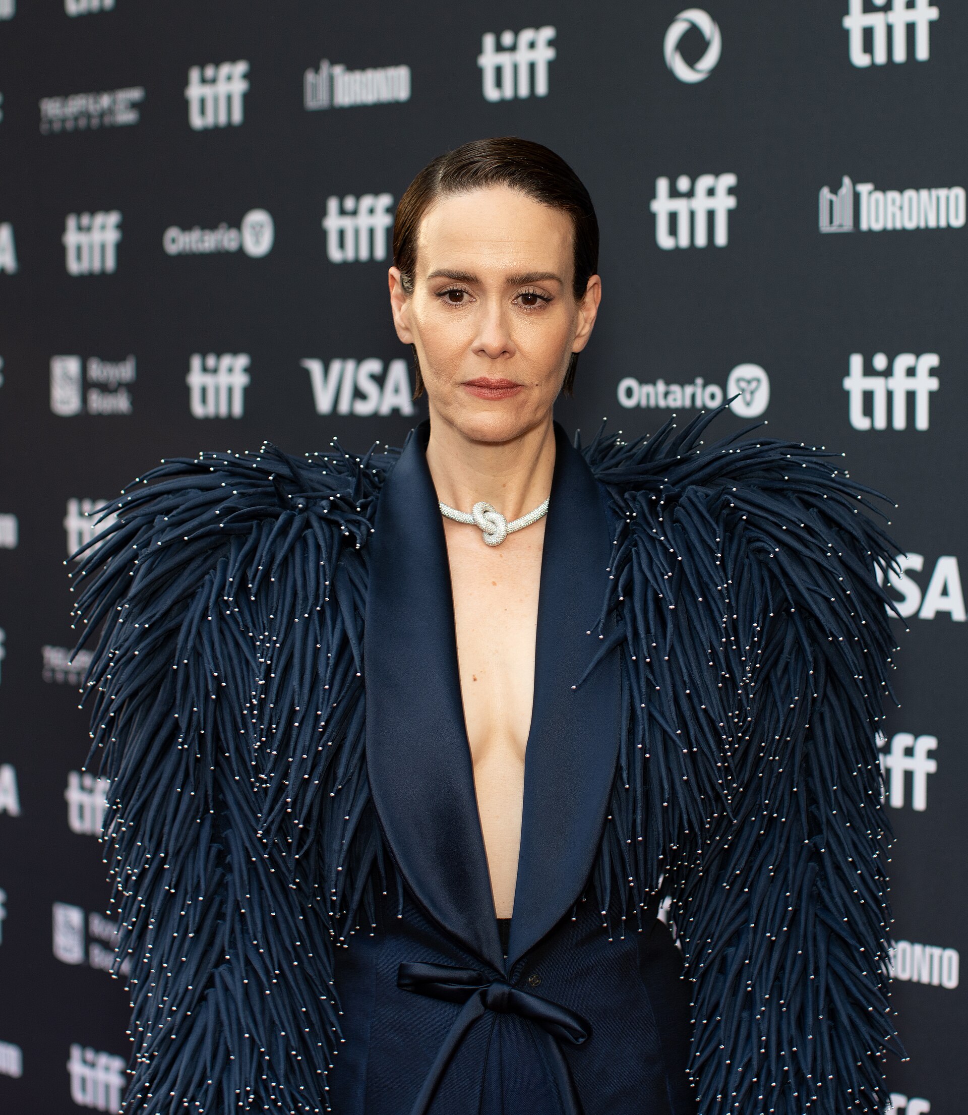 Sarah Paulson, actor in 'Hold Your Breath', at the 2024 Toronto International Film Festival