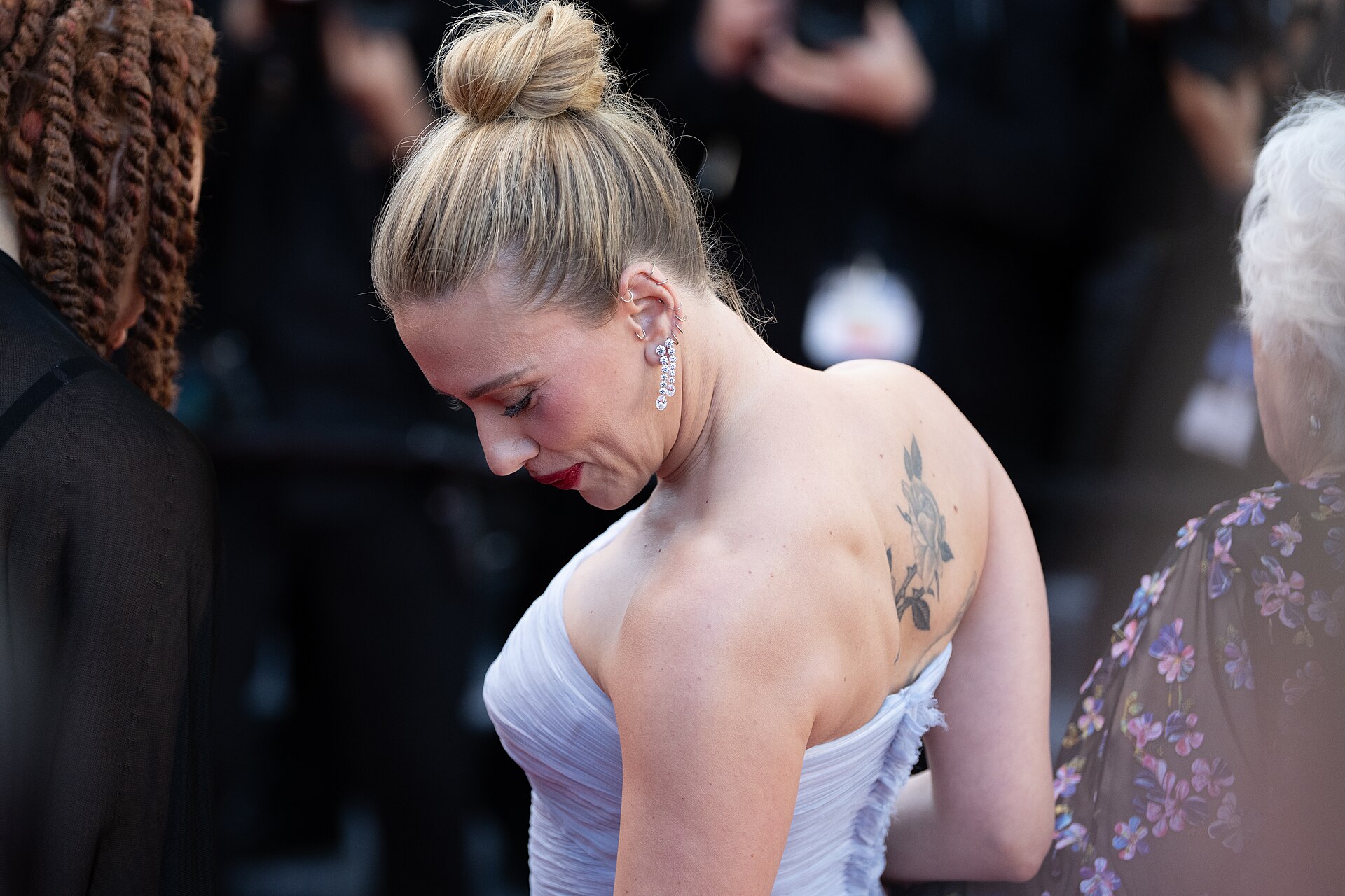 CANNES, FRANCE - 20 MAY 2025: Scarlett Johansson attends the "Vie Privée" (A Private Life) red carpet at the 78th annual Cannes Film Festival