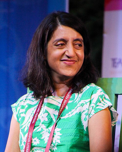 Seema Jayachandran, economist, at the 2025 Jaipur Literature Festival in Jaipur, India.