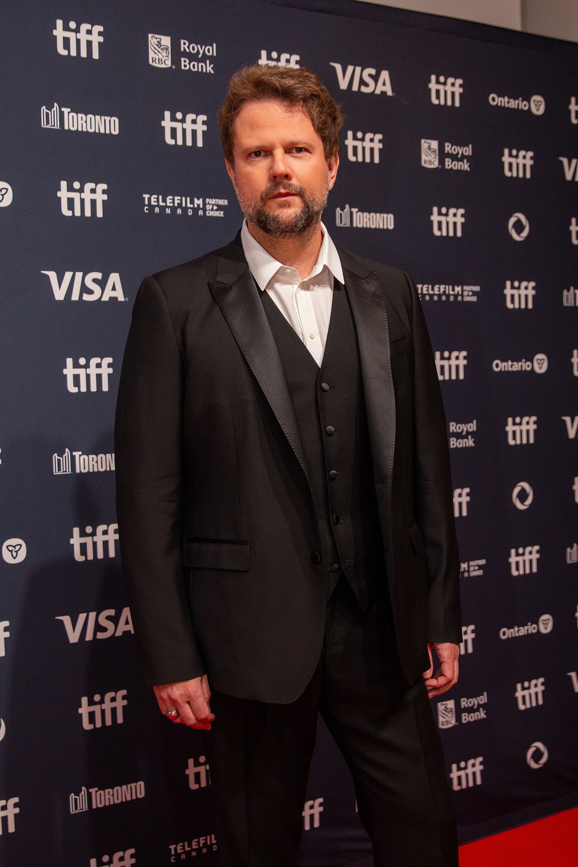 Selton Mello, actor, at the 2024 Toronto International Film Festival (TIFF) for the movie I'm Still Here.