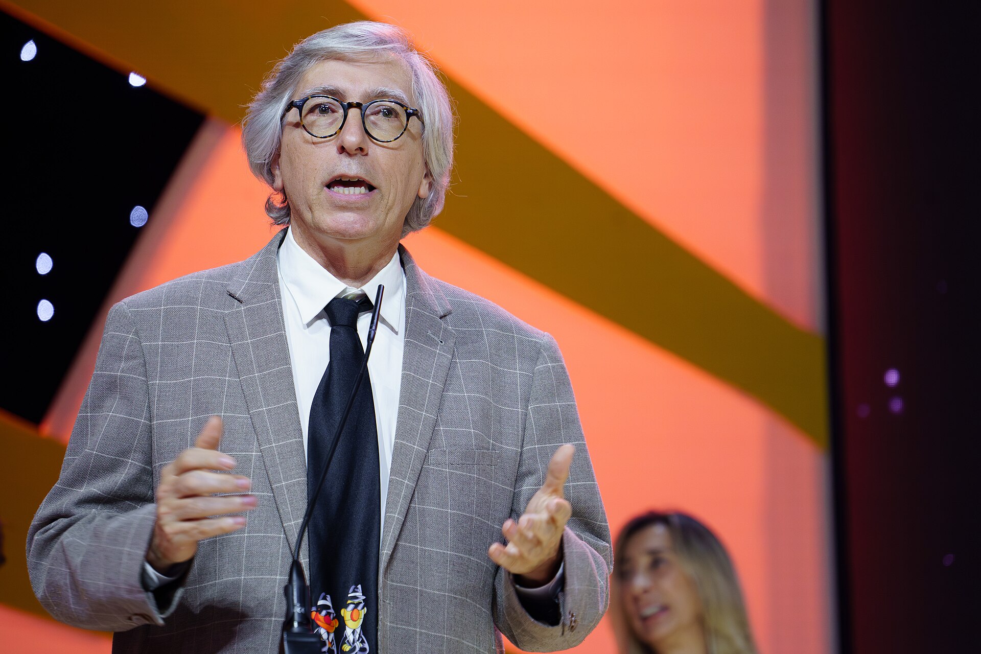David Trueba during the celebration of the Valladolid International Film Festival in 2025