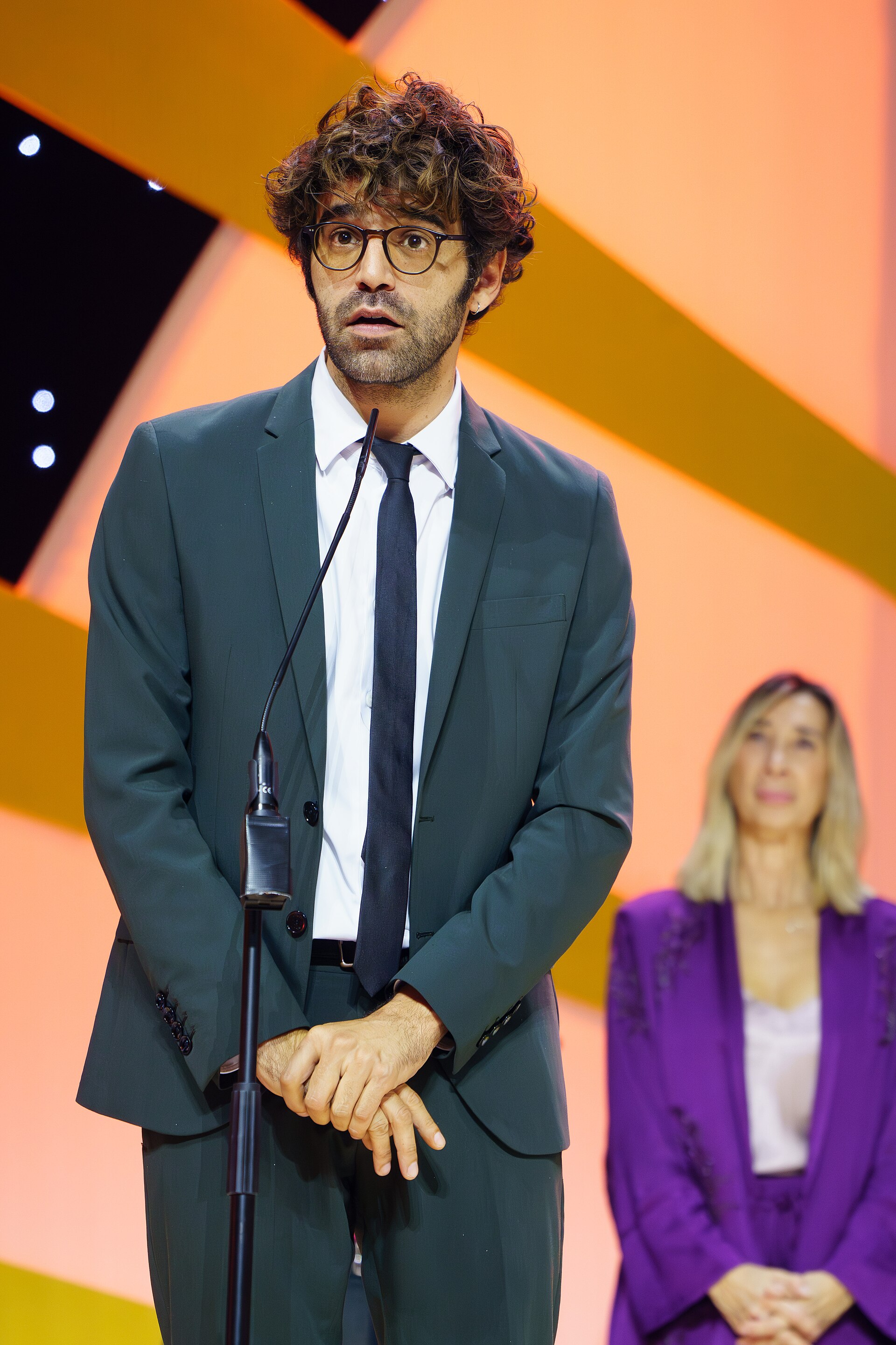 David Verdaguer during the celebration of the Valladolid International Film Festival in 2025