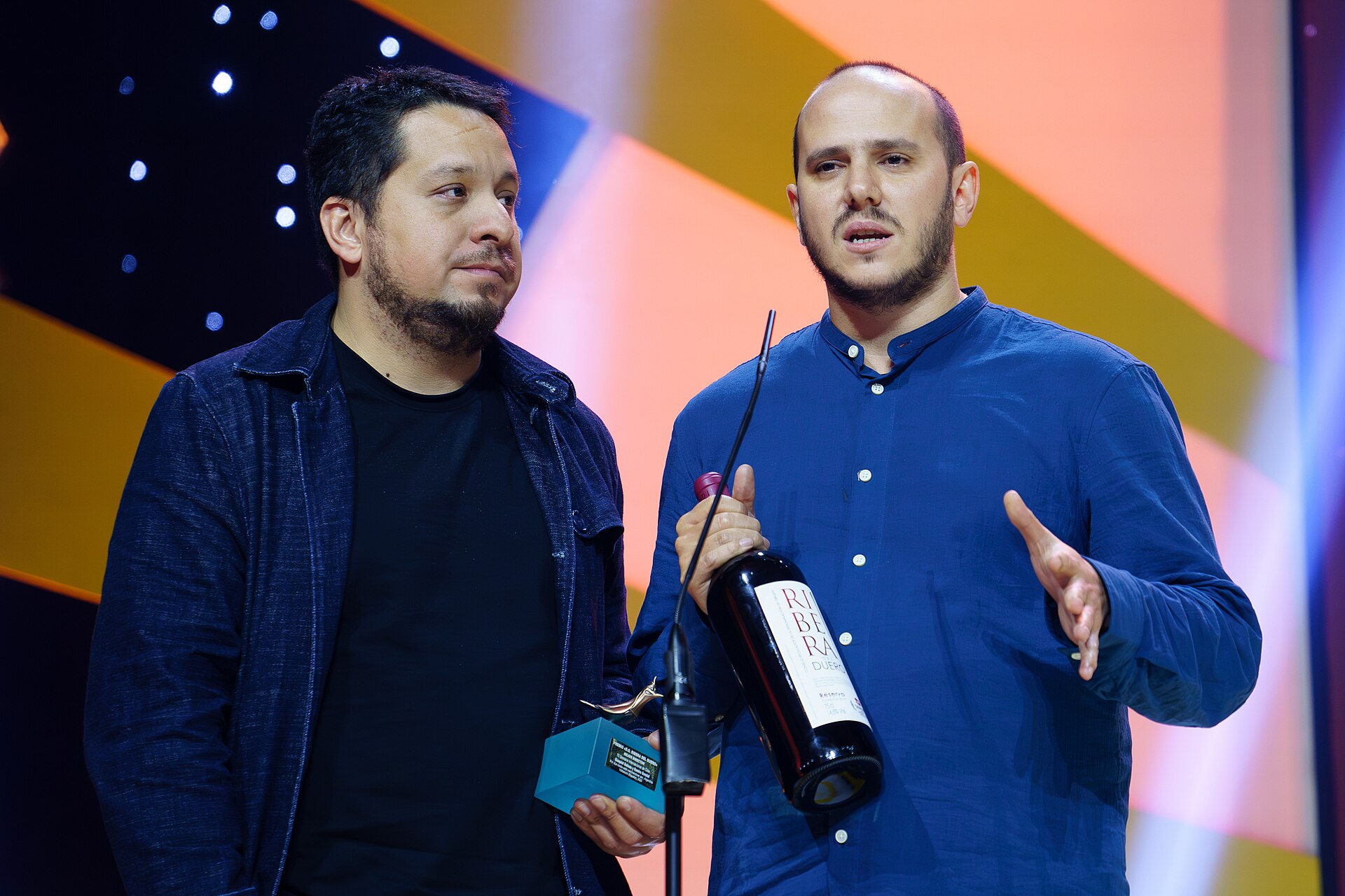 Ezequiel Salinas y Ramiro Sonzini during the celebration of the Valladolid International Film Festival in 2025