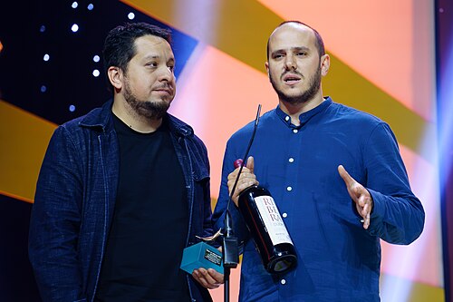 Ezequiel Salinas y Ramiro Sonzini during the celebration of the Valladolid International Film Festival in 2025