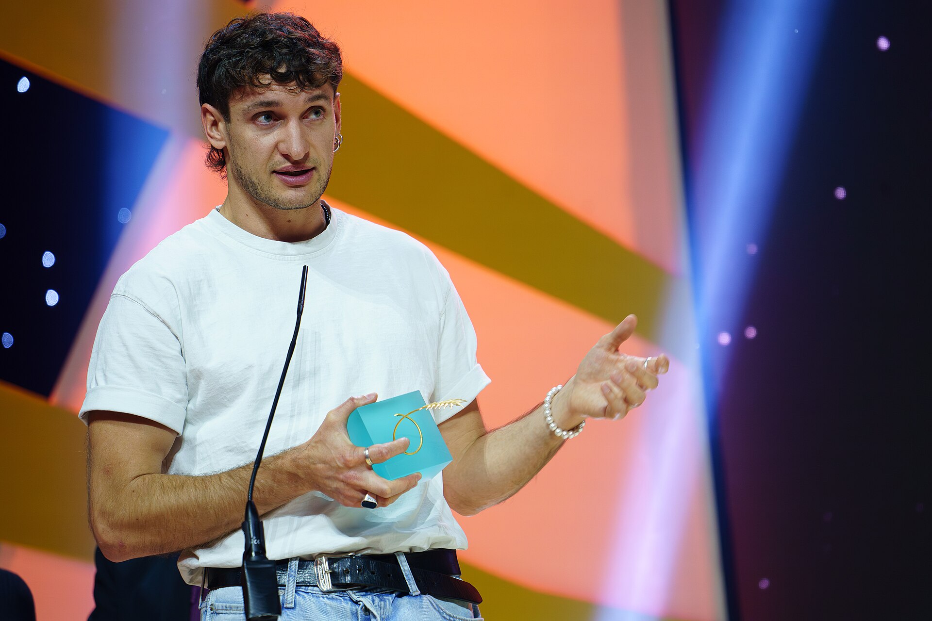 Jakob Ladányi Jancsó during the celebration of the Valladolid International Film Festival in 2025