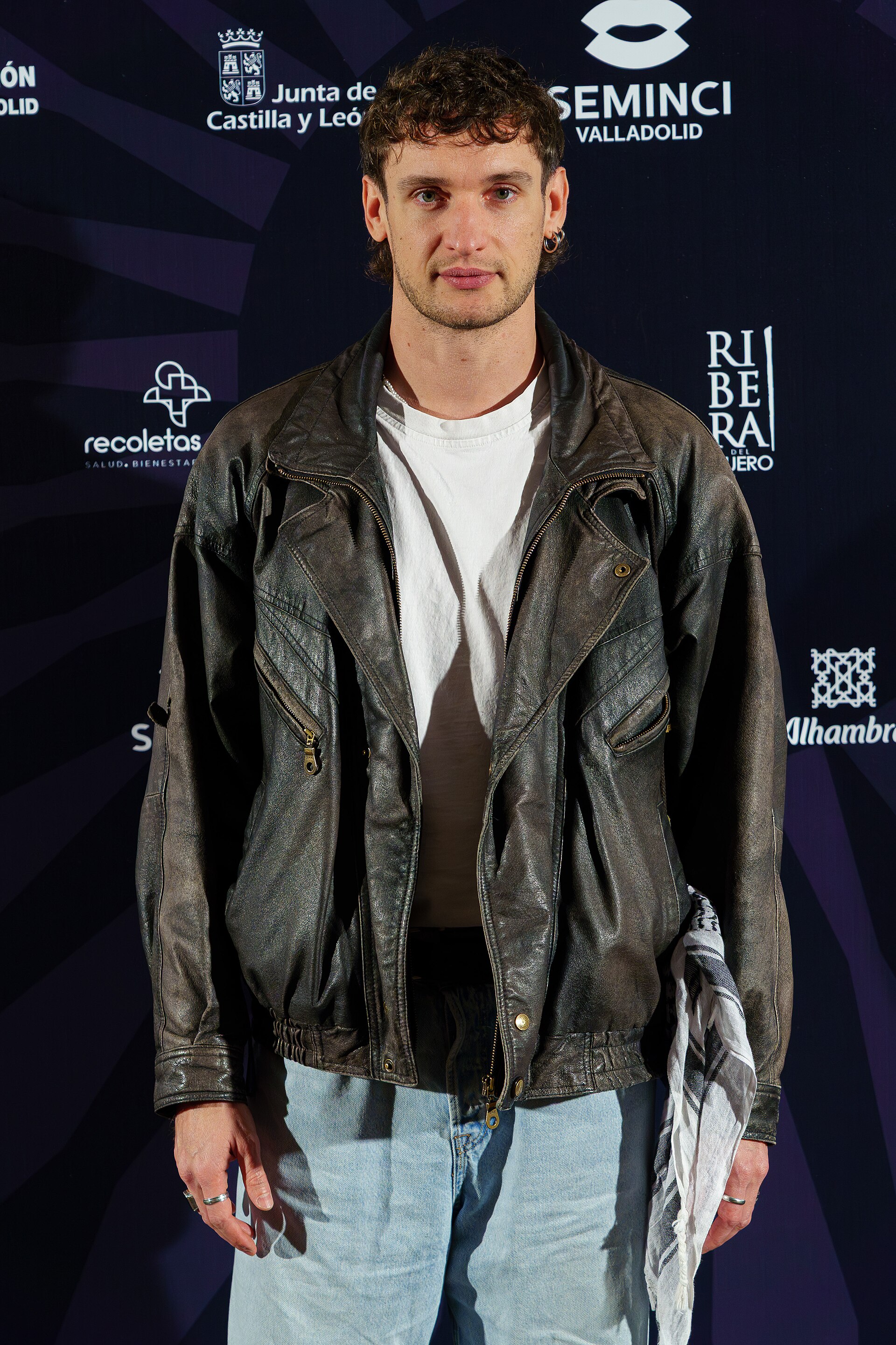 Jakob Ladányi Jancsó during the celebration of the Valladolid International Film Festival in 2025