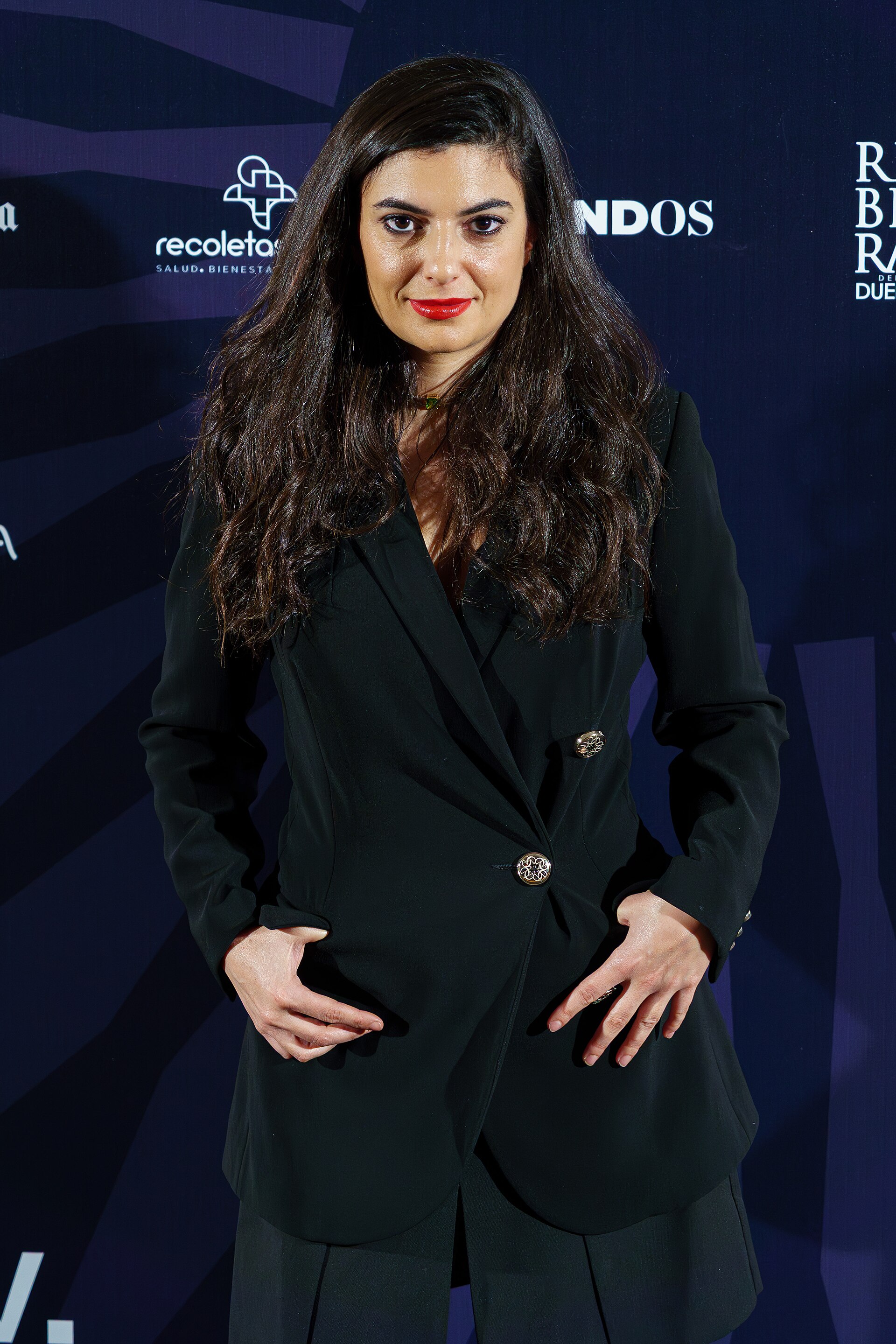Mounia Akl during the celebration of the Valladolid International Film Festival in 2025