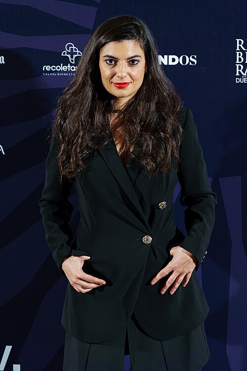 Mounia Akl during the celebration of the Valladolid International Film Festival in 2025