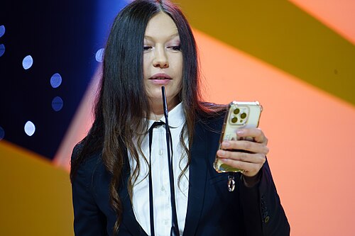 Vladlena Sandu during the celebration of the Valladolid International Film Festival in 2025