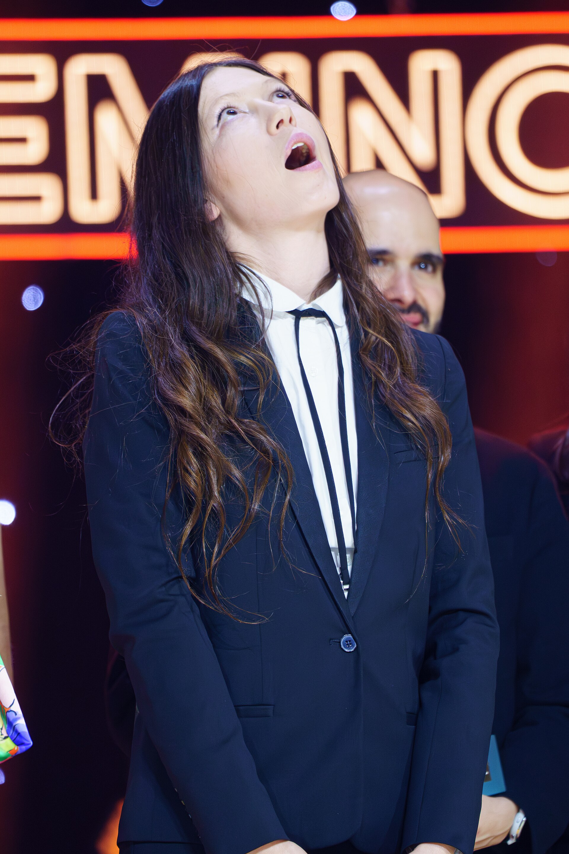 Vladlena Sandu during the celebration of the Valladolid International Film Festival in 2025