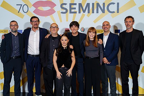 Yakarta Cast & Crew during the celebration of the Valladolid International Film Festival in 2025