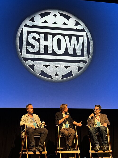 Peter Sarsgaard and Tim Fehlbaum at the 2024 Telluride Film Festival after a screening of the movie, September 5
