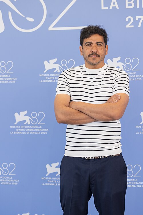 sergio prina, actor, at 82nd Venice International Film Festival in Venice, Italy for the film "Un Cabo Suelto" (A Loose End).