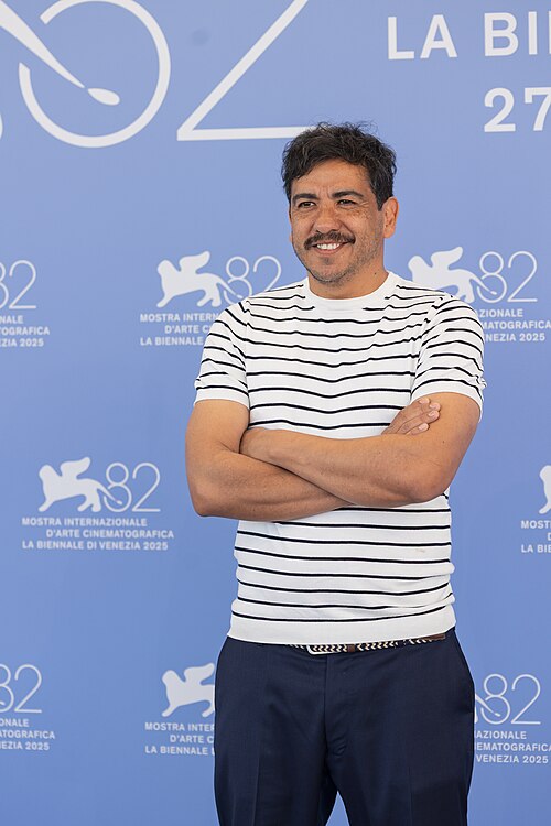 sergio prina, actor, at 82nd Venice International Film Festival in Venice, Italy for the film "Un Cabo Suelto" (A Loose End).