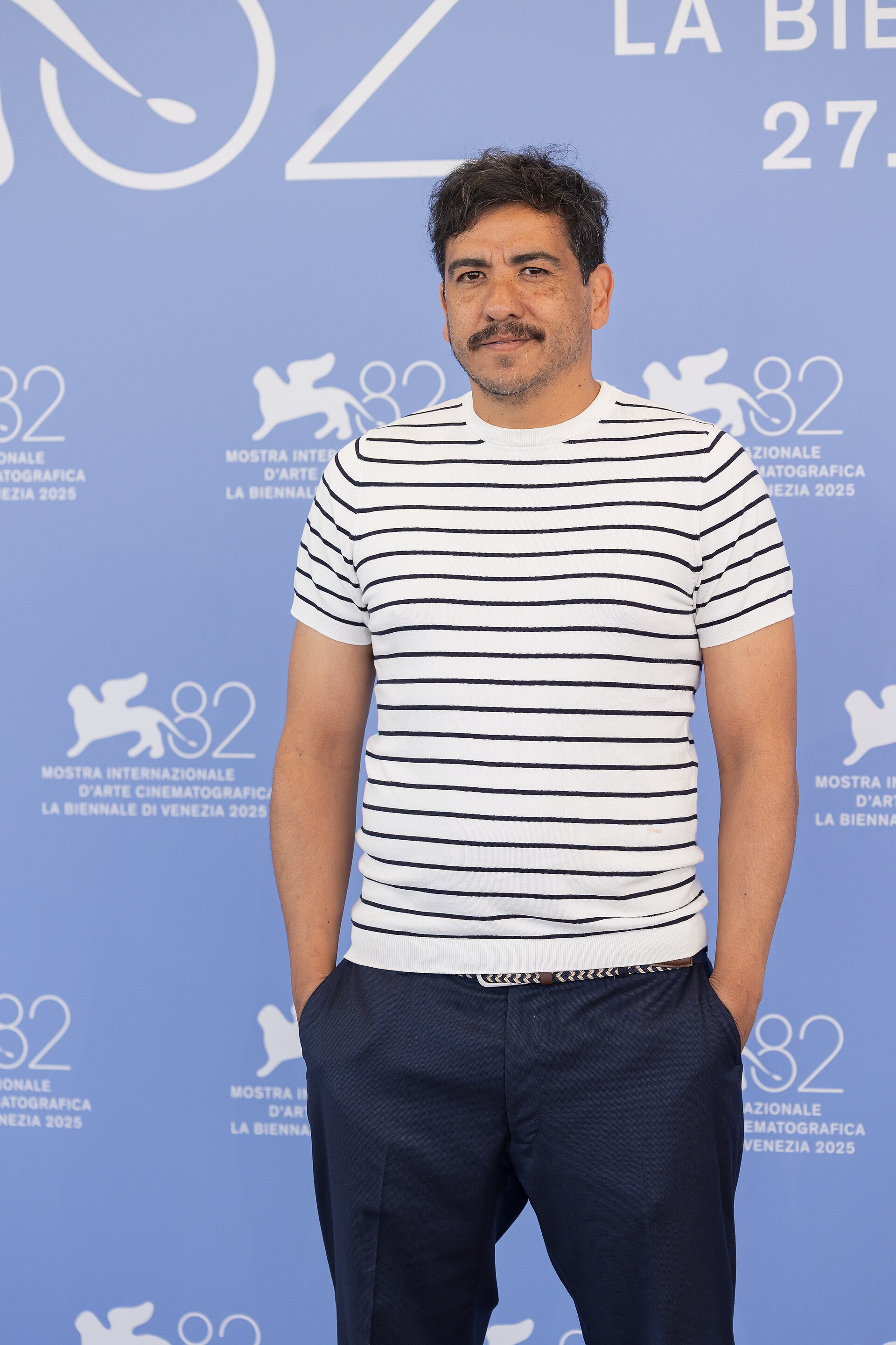 sergio priona, actor, at 82nd Venice International Film Festival in Venice, Italy for the film "Un Cabo Suelto" (A Loose End).