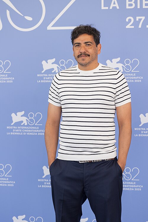sergio priona, actor, at 82nd Venice International Film Festival in Venice, Italy for the film "Un Cabo Suelto" (A Loose End).
