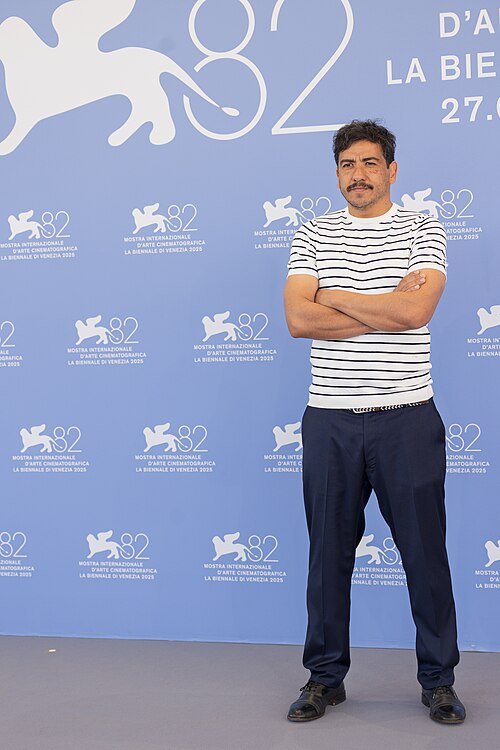 sergio prina, actor, at 82nd Venice International Film Festival in Venice, Italy for the film "Un Cabo Suelto" (A Loose End).