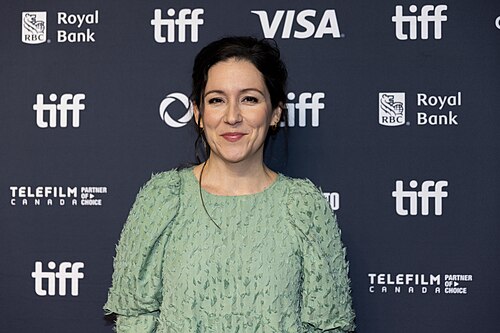 Shannon Woodward, actor, at the 2025 Toronto International Film Festival (TIFF) for the movie The Testament of Ann Lee.