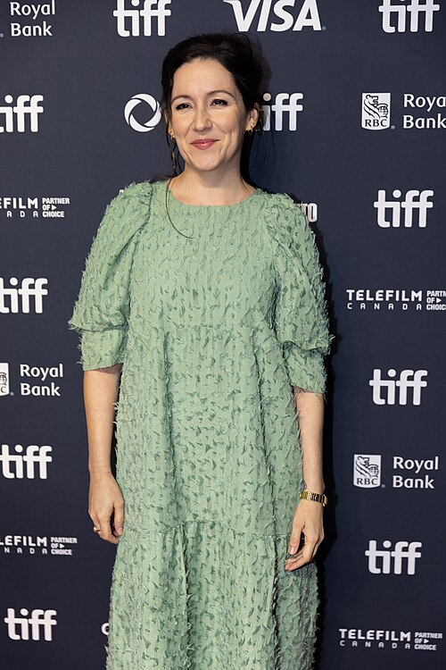 Shannon Woodward, actor, at the 2025 Toronto International Film Festival (TIFF) for the movie The Testament of Ann Lee.