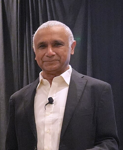 Karim Lakhani, Jennifer Stave, Shikhar Ghosh (l-r) panel at SXSW 2025 in Austin, Texas. Our AI-Driven World: A Utopian Dream or Dystopian Nightmare?.