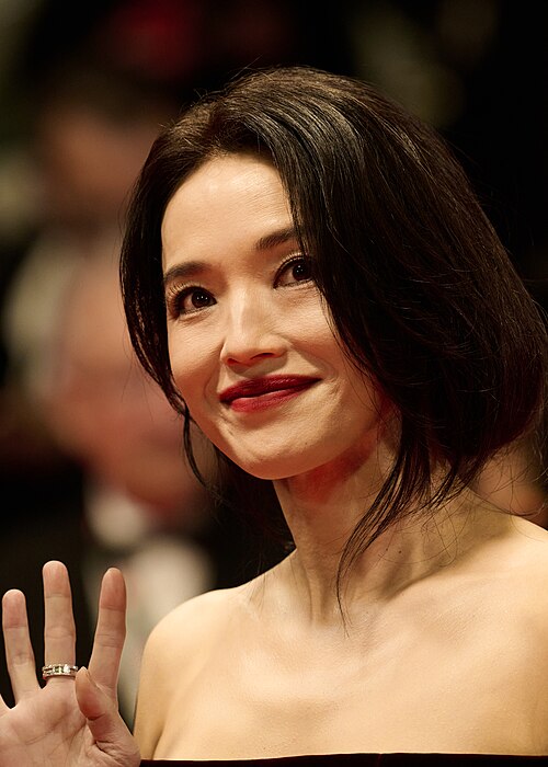 Shu Qi attends the premiere for the film "Resurrection" at the 2025 Cannes Film Festival