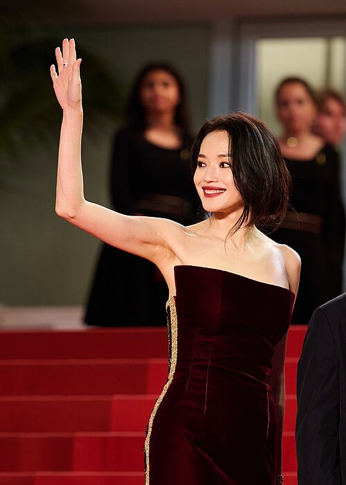 Shu Qi attends the premiere for the film "Resurrection" at the 2025 Cannes Film Festival