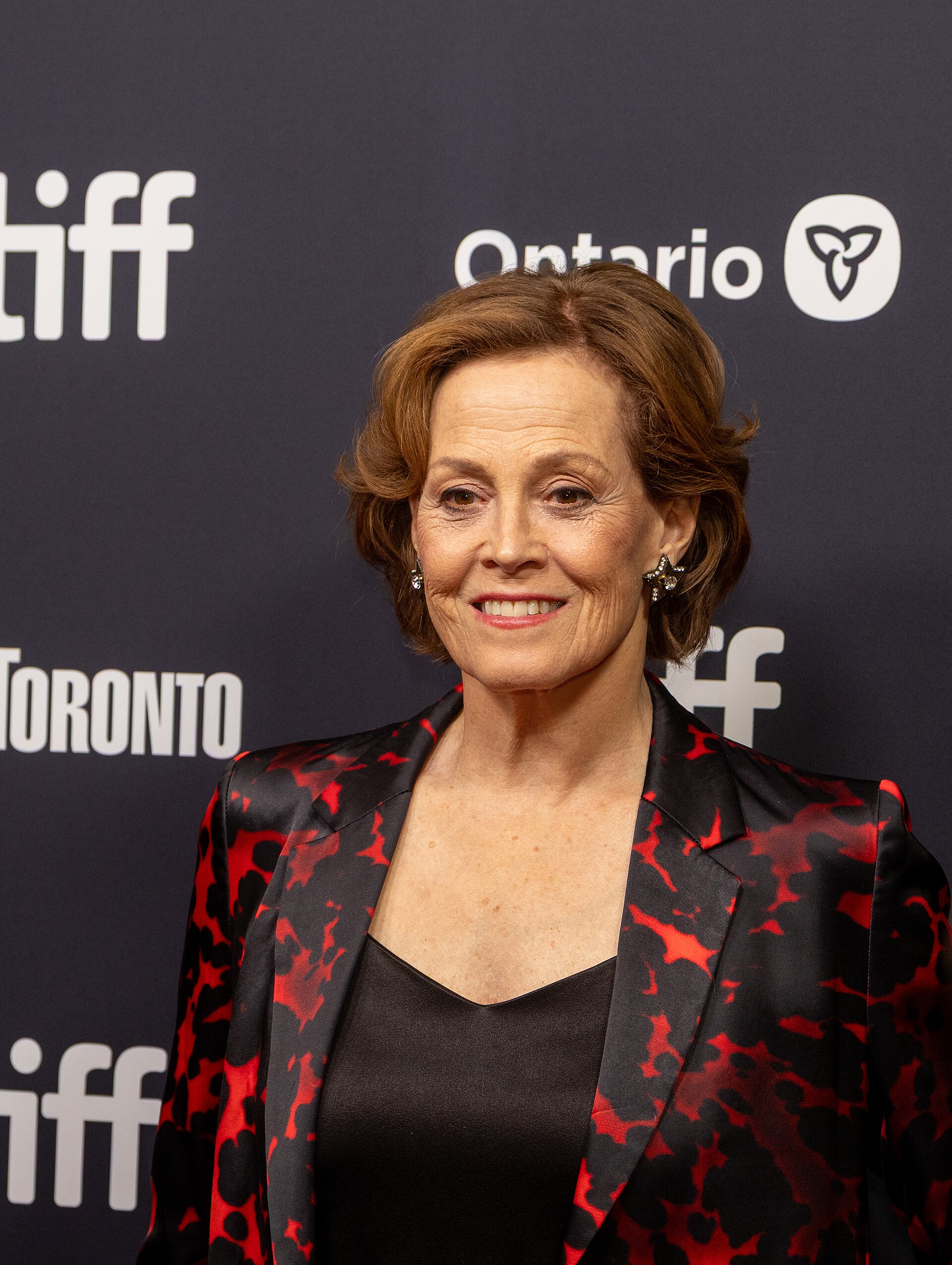 Sigourney Weaver, actor, at the 2025 Toronto International Film Festival (TIFF) for the movie Dust Bunny.