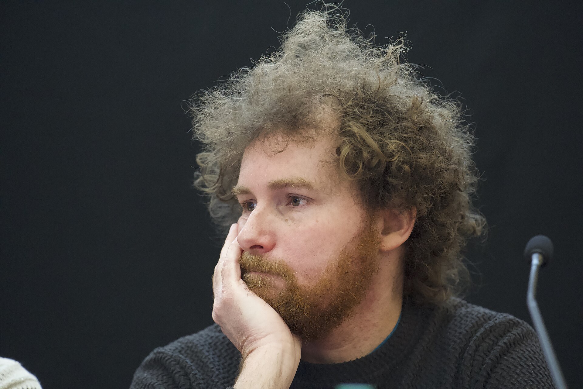 Simon Allison, co-founder and editor-in-chief of The Continent, speaking at the International Journalism Festival 2024 In Perugia, Italy as part of a panel called “Decolonizing Journalism—Africa: exploring new news (why news doesn’t have to be bad).”