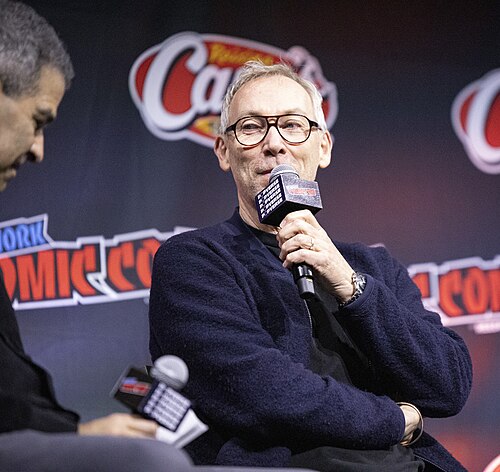 Simon McQuoid at the 2025 NYCC Mortal Kombat II Panel.