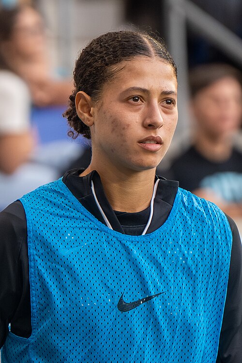 Sofia Cook during Gotham FC vs Racing Louisville on Oct 19, 2025