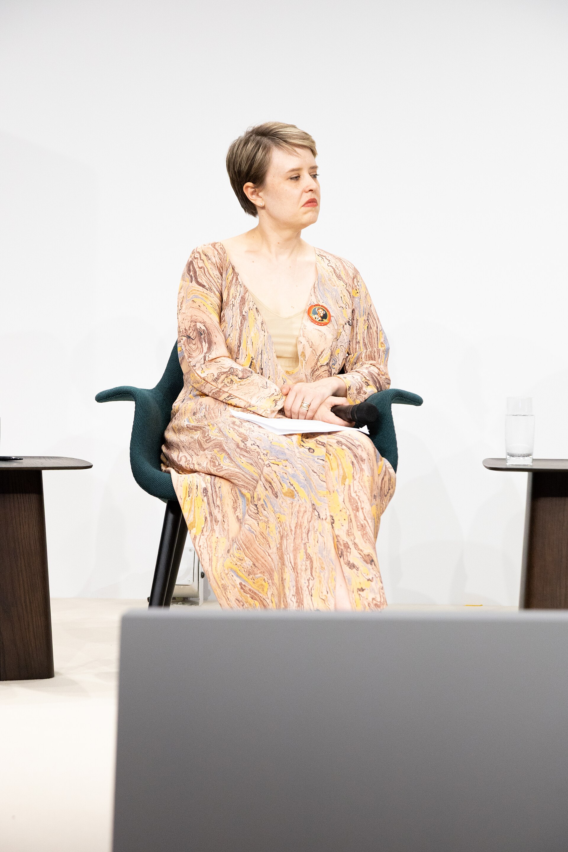 Sophia Belsheim, Director of Art + Practice, at the Art Basel international art fair in Basel, Switzerland in June 2025.