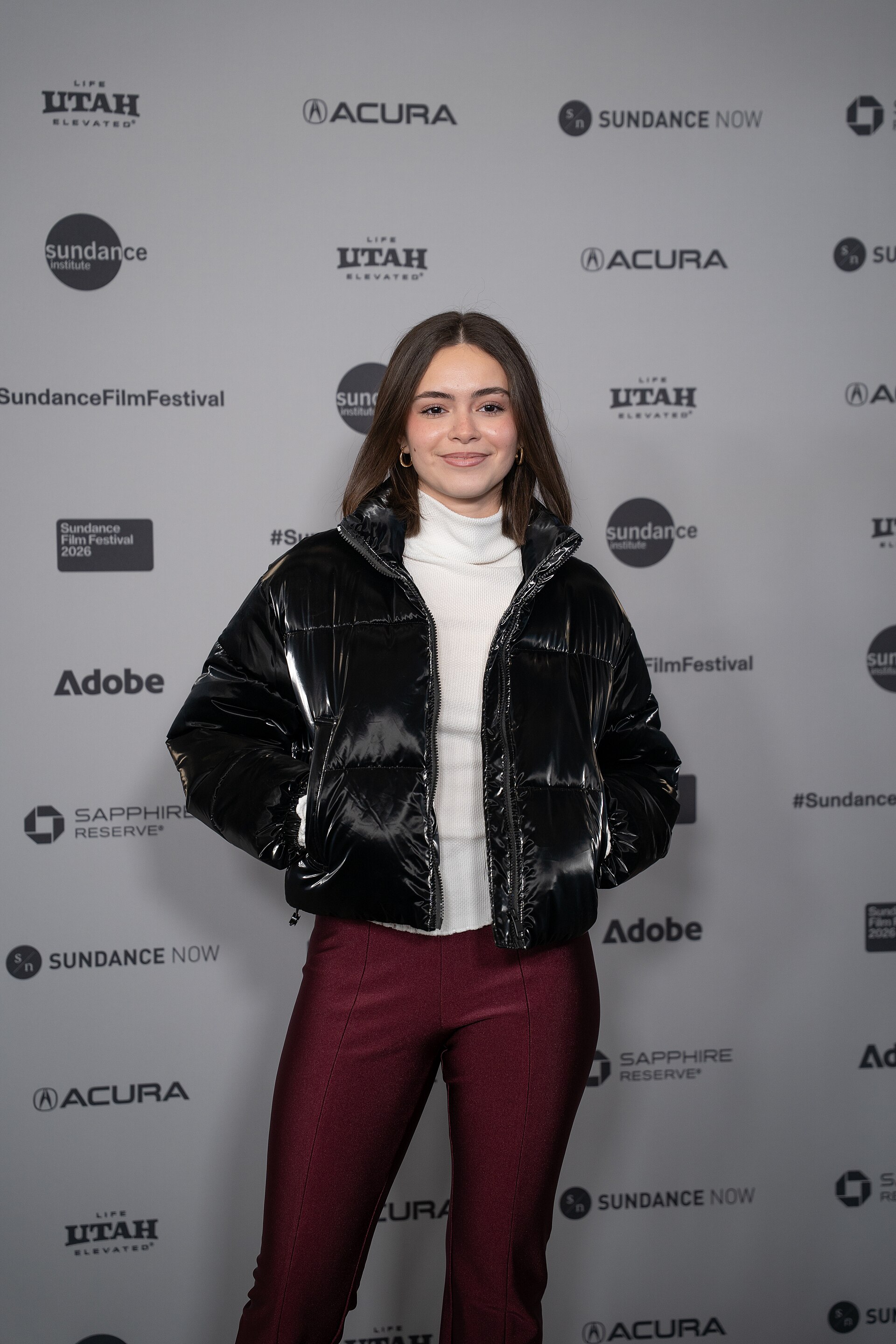 Sophia Torres (actress) at the premiere for Run Amok at Sundance Film Festival 2026.