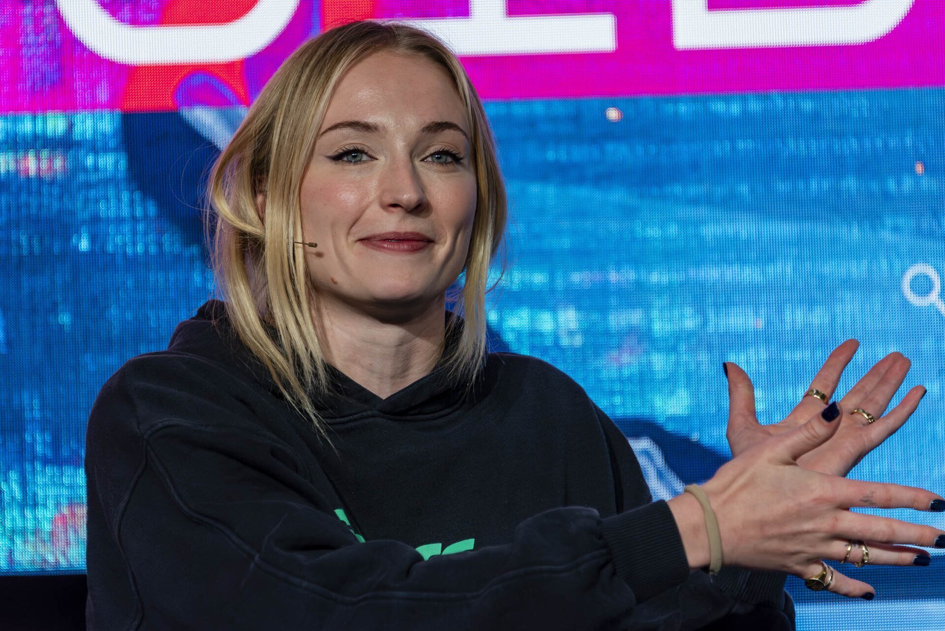 Sophie Turner, actor, at the SXSW London festival hosted in London, England during June 2025.