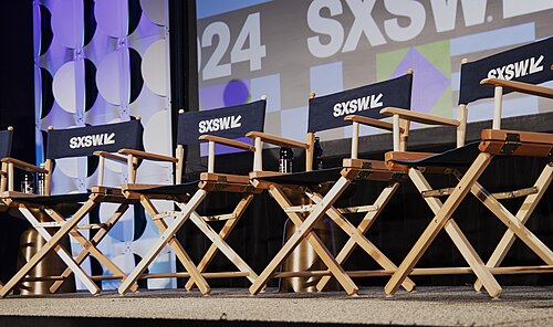 South by Southwest 2024 panel chairs at Office Space 25th anniversary celebration