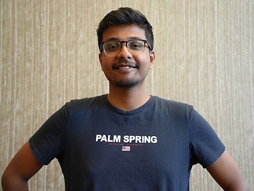 Srihari Narayan Rajashekar, at SXSW 2025 in Austin, Texas in March 2025