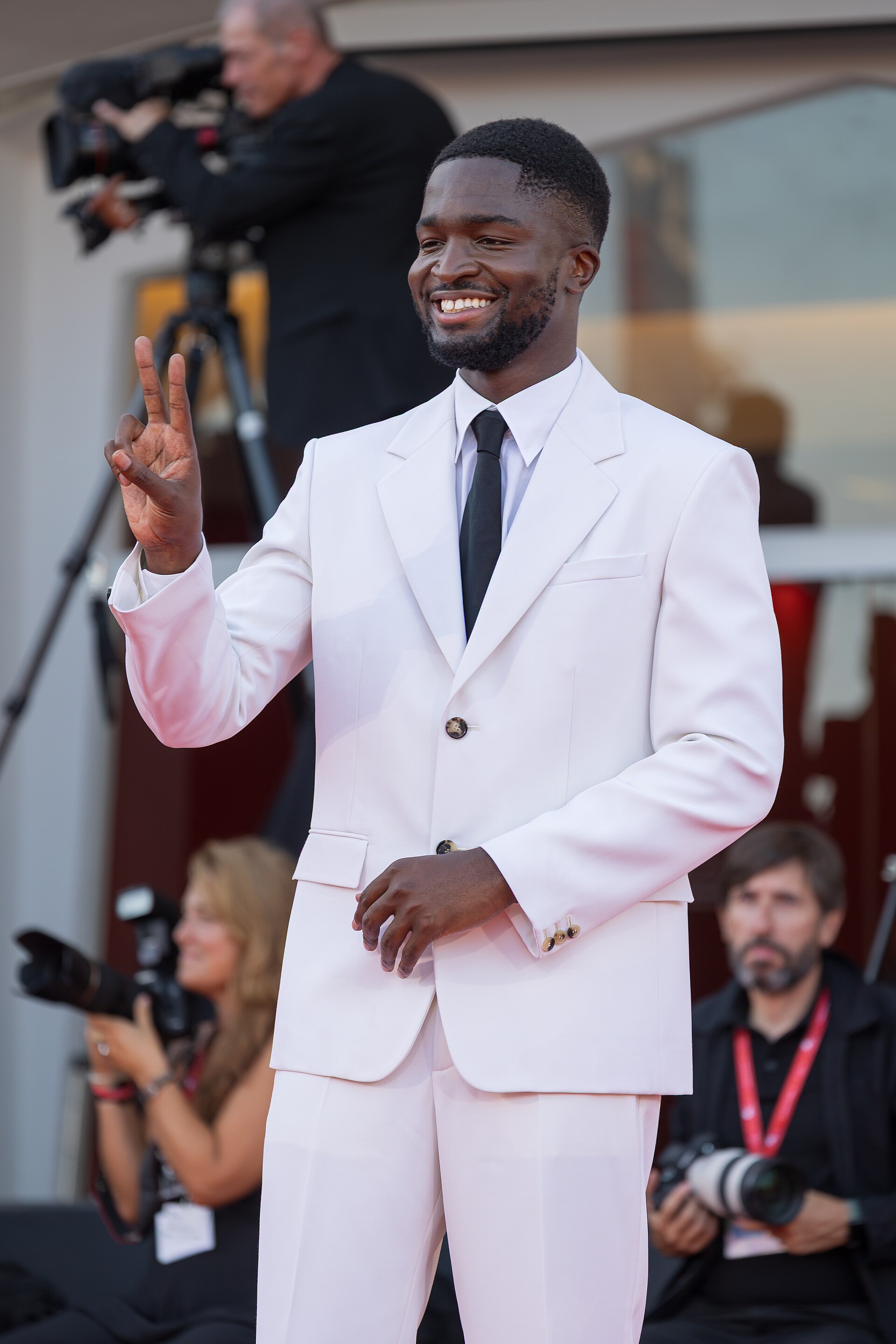 Stéphane Bak , actor, at 82nd Venice International Film Festival in Venice, Italy for the film Chien 51.