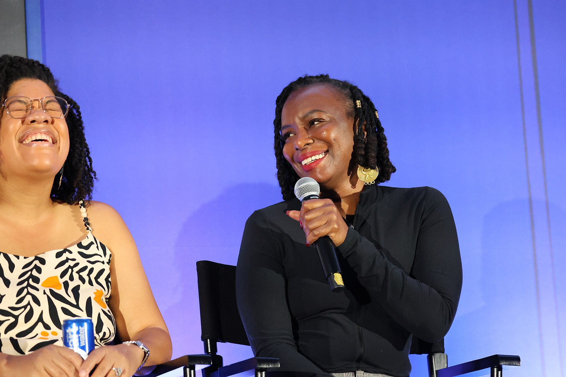 Stacey Muhammad at Essence Fest 2025 during a panel discussion