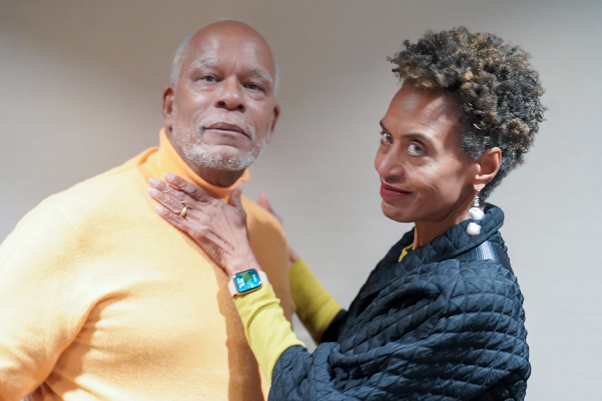Stanley Nelson Jr and Marcia Smith at the premiere of Once Upon a Time in Harlem during the 2026 Sundance Festival