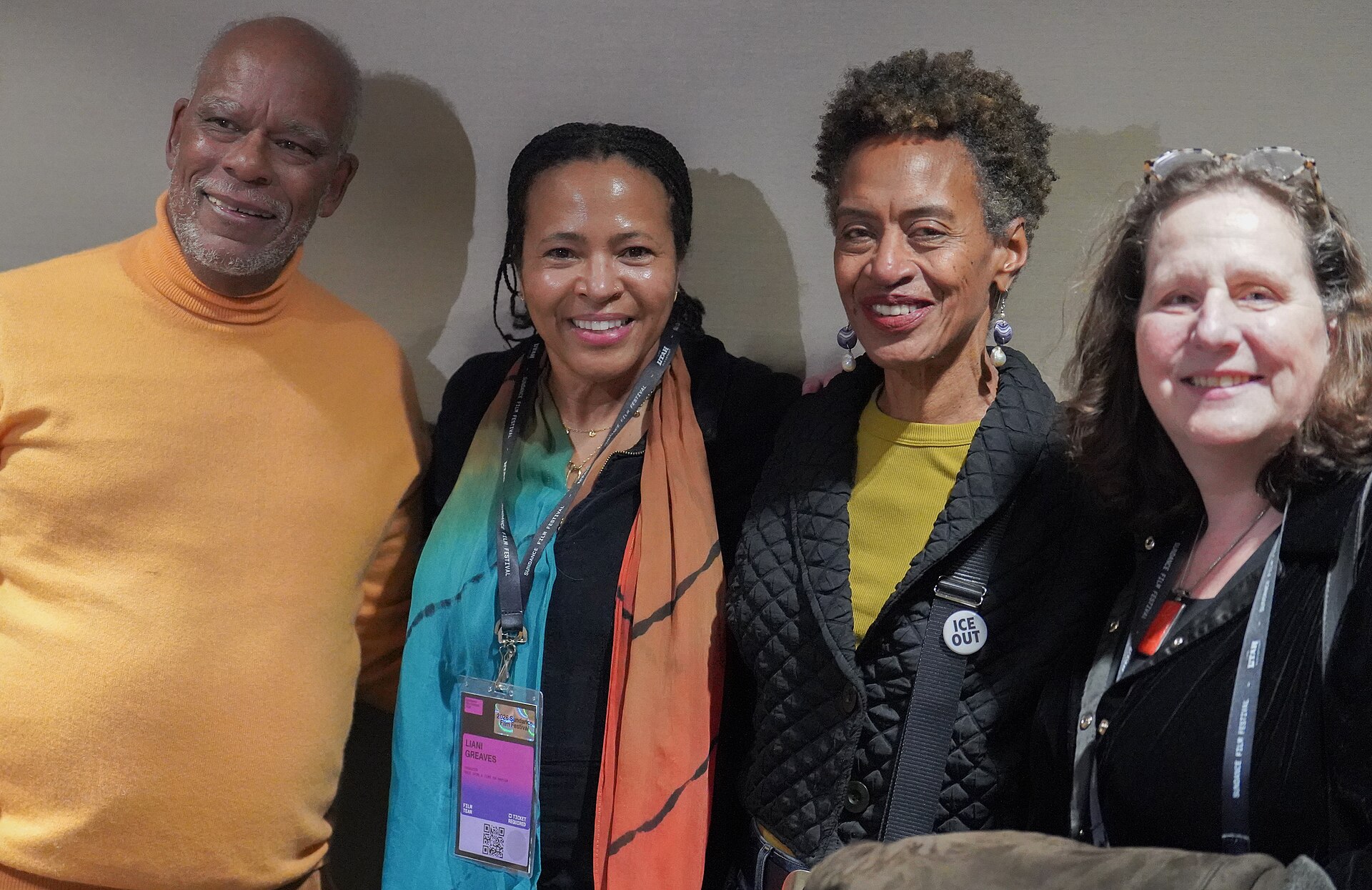 Stanley Nelson Jr, Liani Greaves, Marcia Smith and Anne de Mare, Once Upon a Time in Harlem during the 2026 Sundance Festival